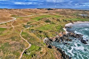 Cape Wickham 17th Rocks Aerial 2026